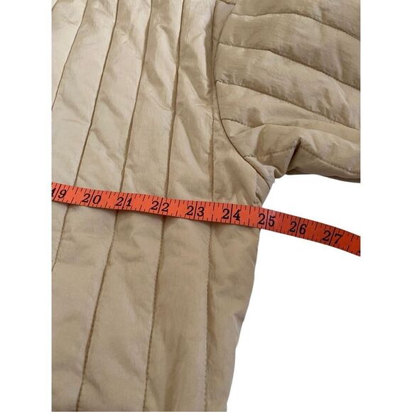 Calvin Klein Liner Jacket Khaki Quilted Winter Coat Outdoors Spring Preppy - Picture 11 of 15